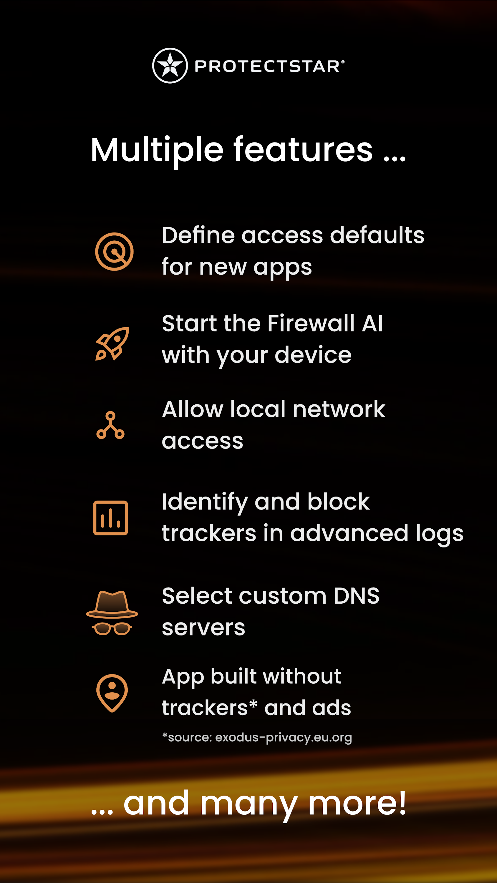 اسکرین شات 8 برنامه Firewall Security AI - No Root