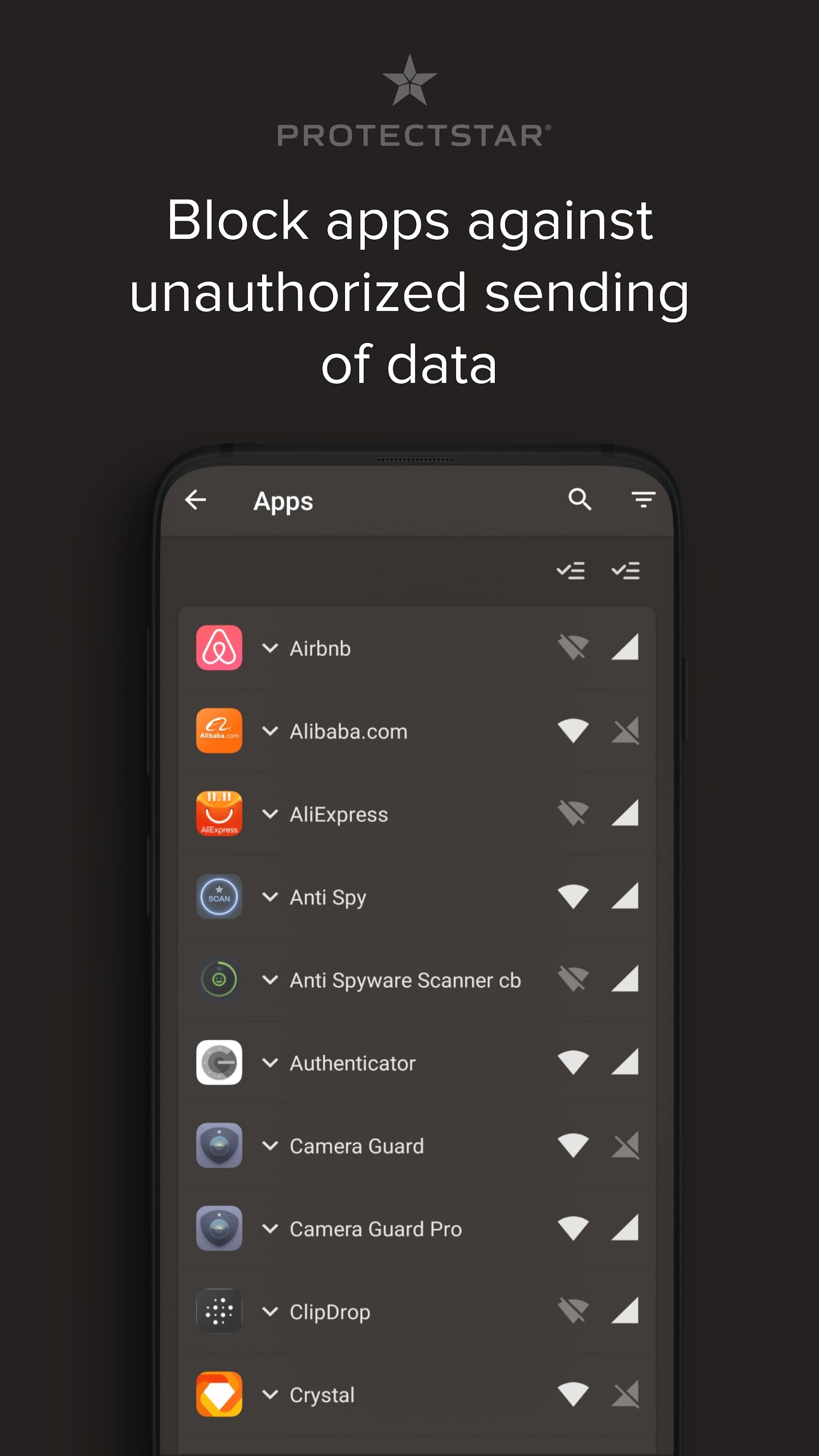 اسکرین شات 2 برنامه Firewall No Root