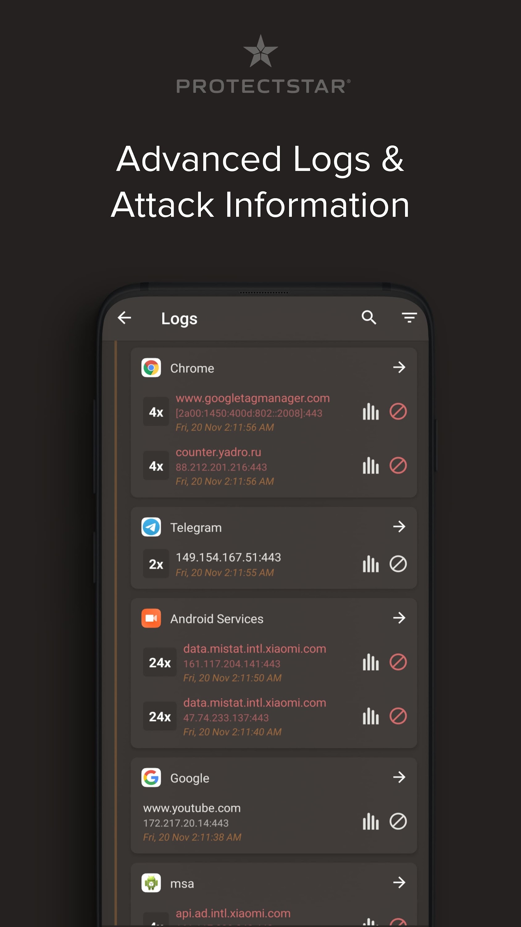 اسکرین شات 4 برنامه Firewall No Root