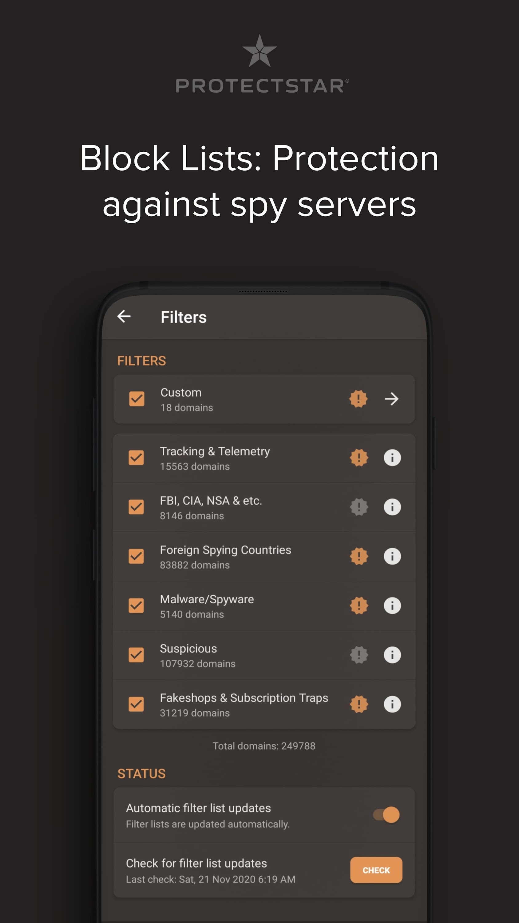 اسکرین شات 5 برنامه Firewall No Root