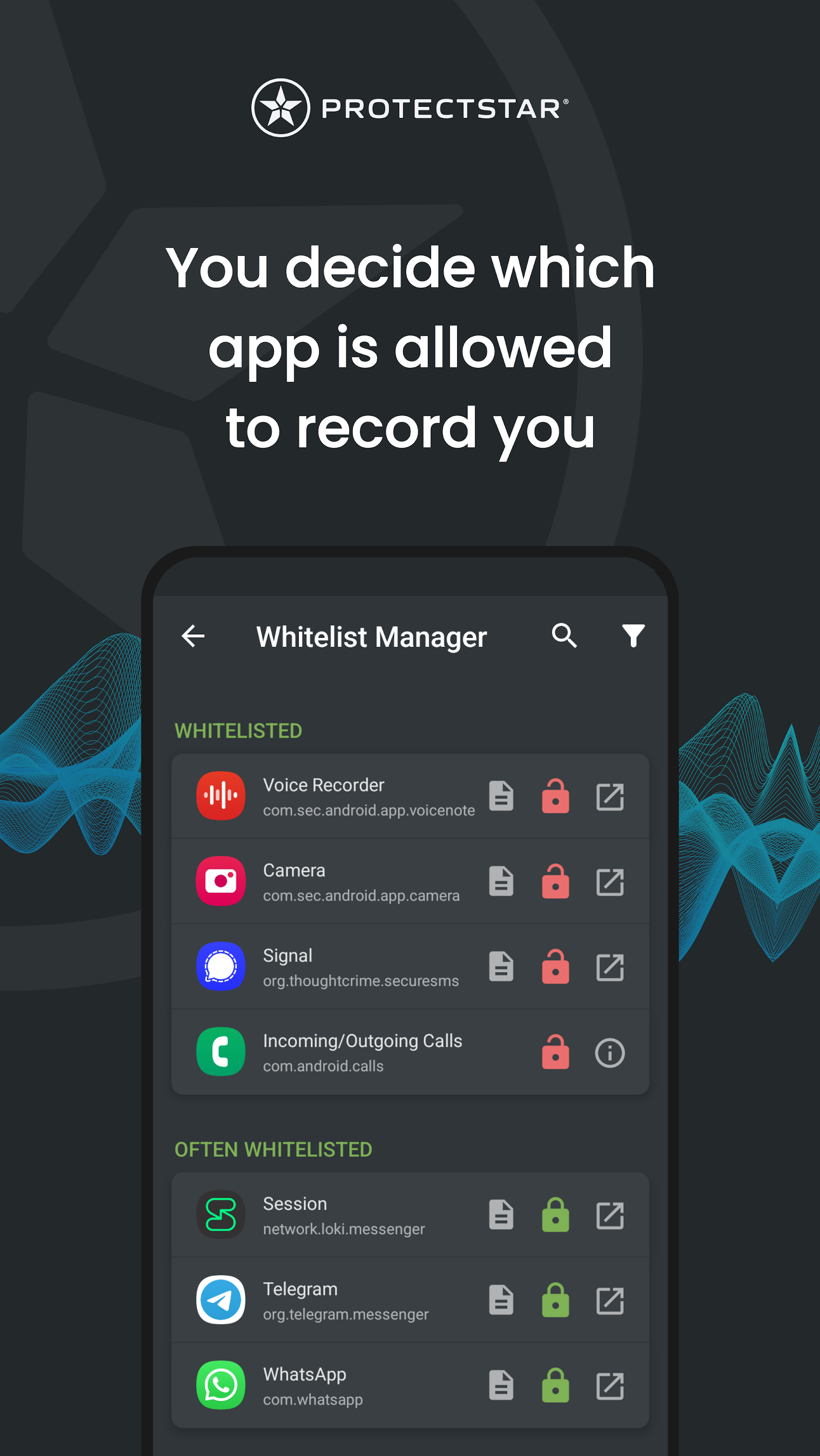 اسکرین شات 2 برنامه Microphone Blocker & Guard
