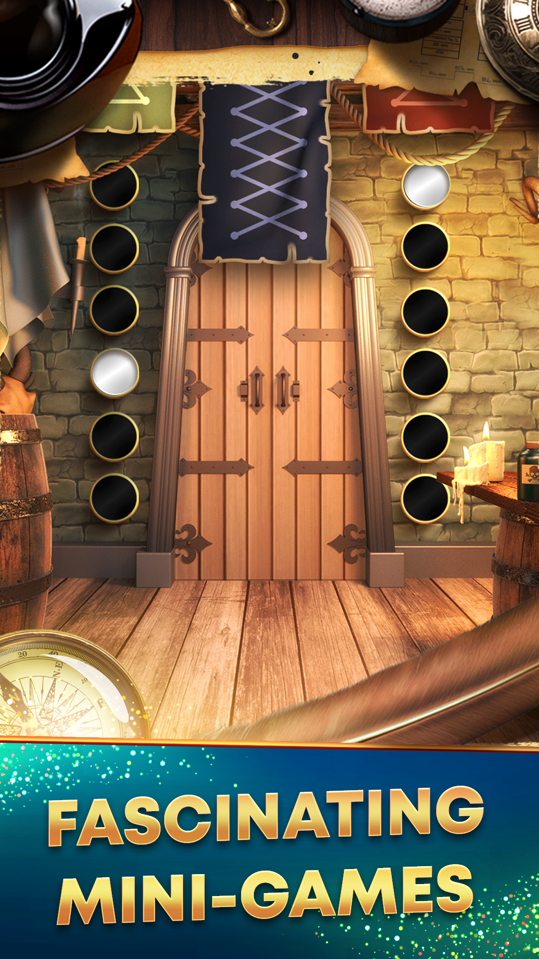 اسکرین شات 2 بازی Puzzle 100 Doors - Room escape