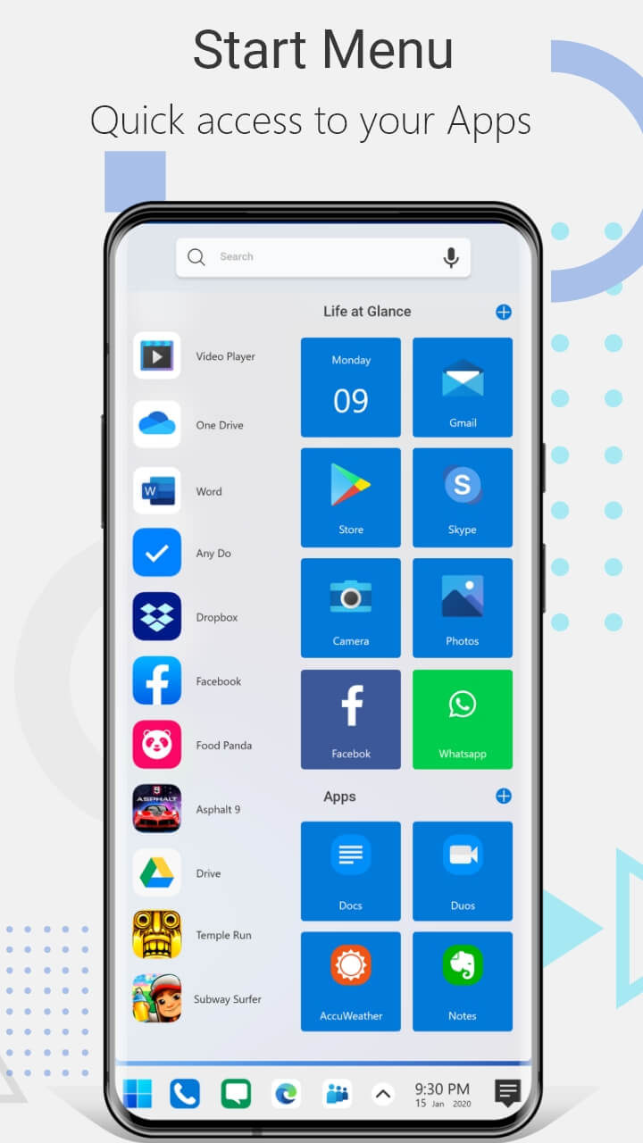 اسکرین شات 2 برنامه Computer Launcher