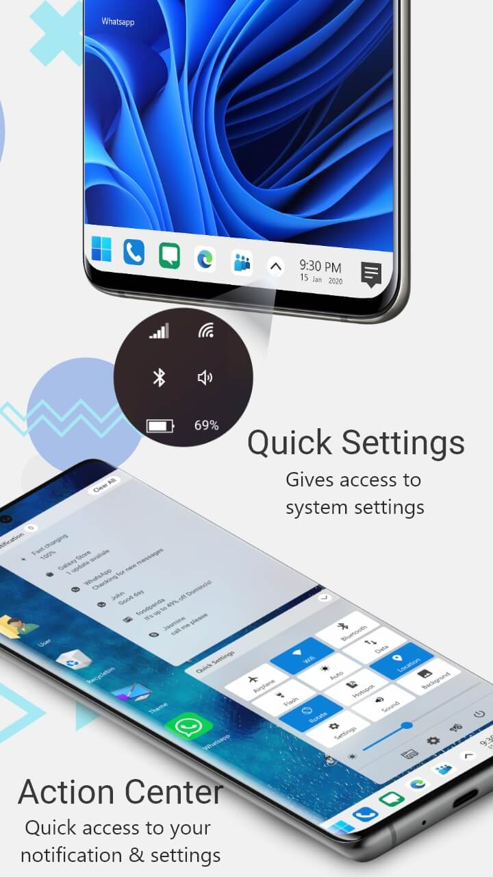 اسکرین شات 3 برنامه Computer Launcher