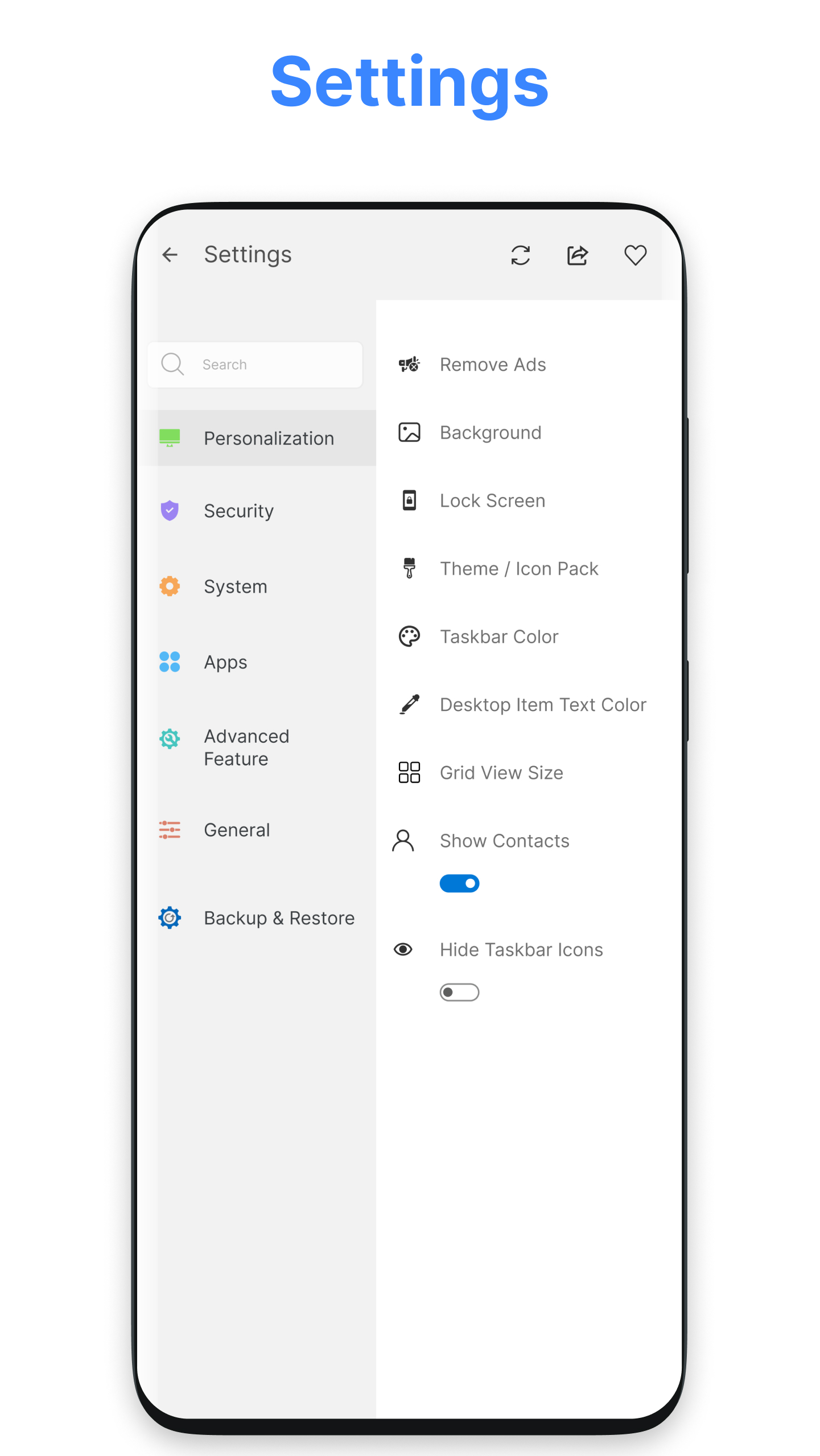 اسکرین شات 5 برنامه Computer Launcher Pro