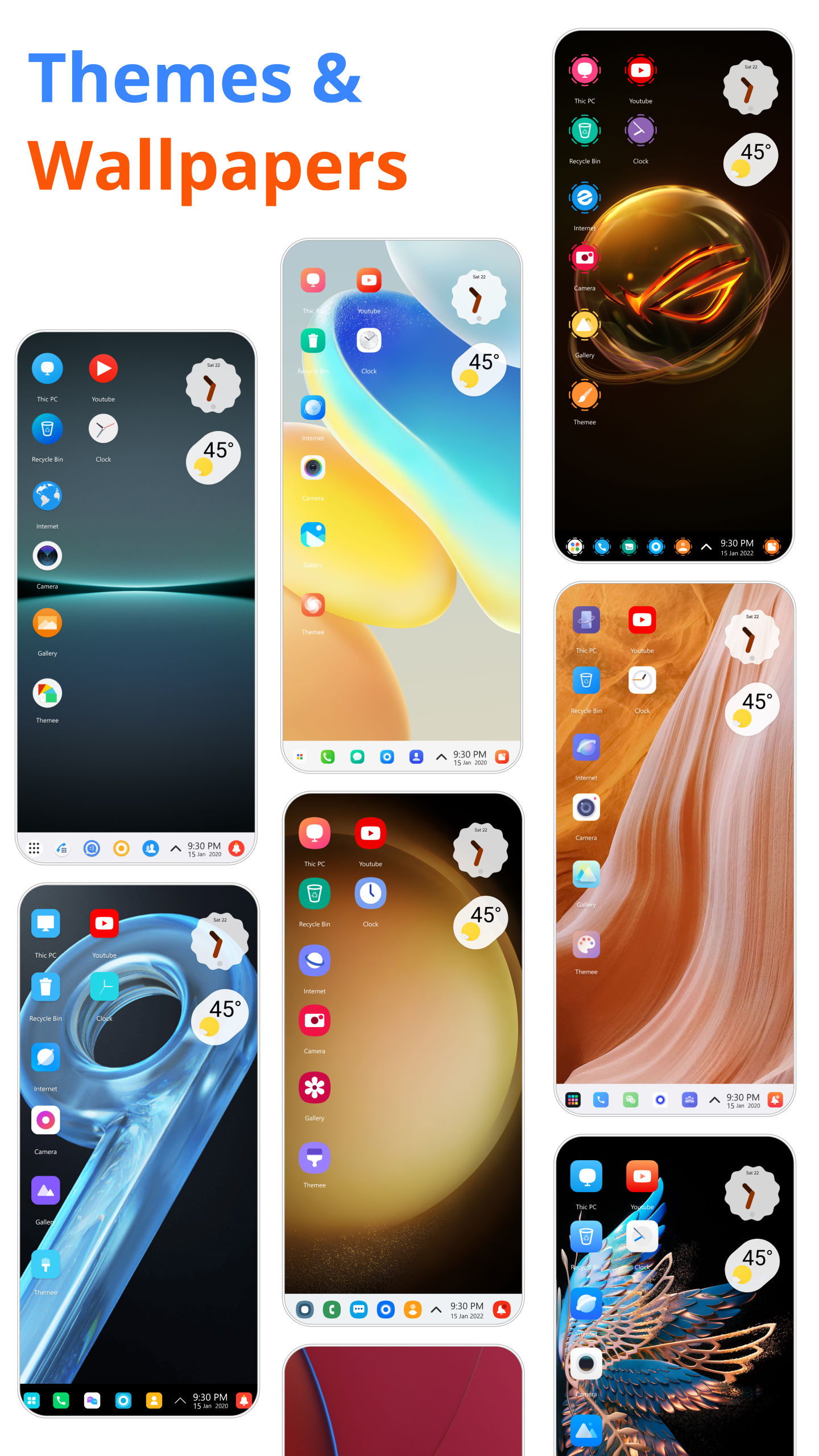 اسکرین شات 8 برنامه Computer Launcher Pro