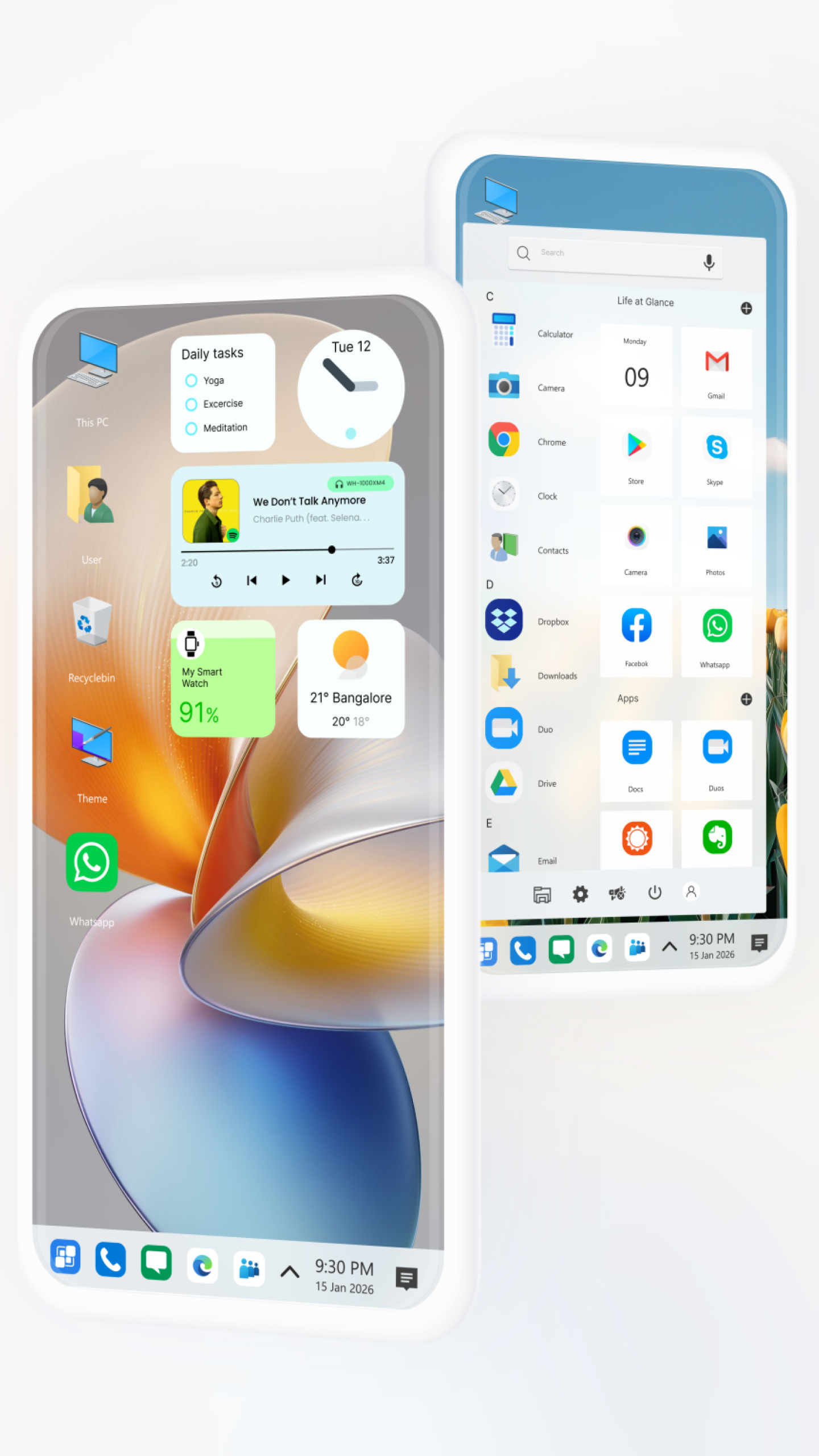 اسکرین شات 5 برنامه Computer Launcher Pro