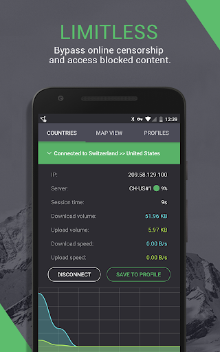 اسکرین شات 4 برنامه ProtonVPN (Outdated) - See new app link below