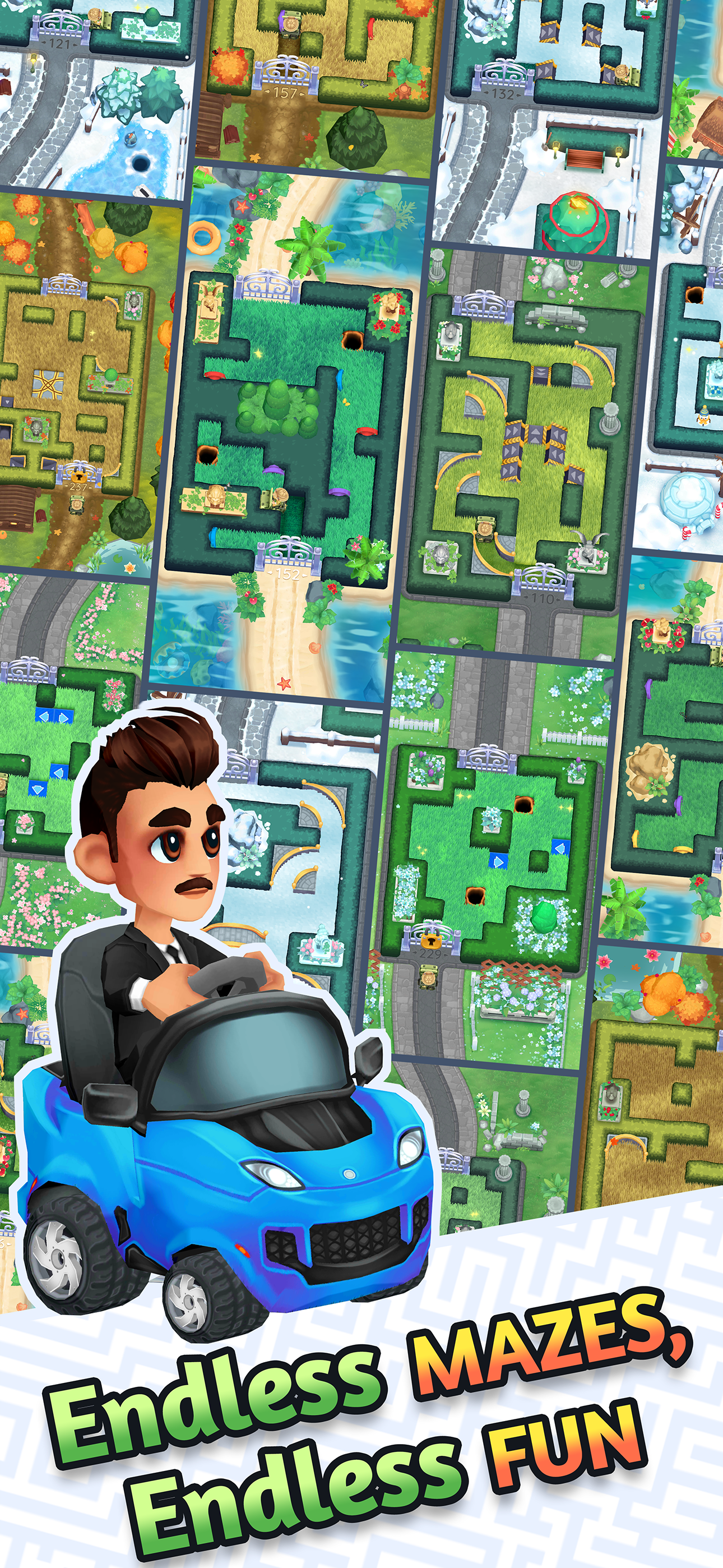 اسکرین شات 3 بازی Mowing Mazes