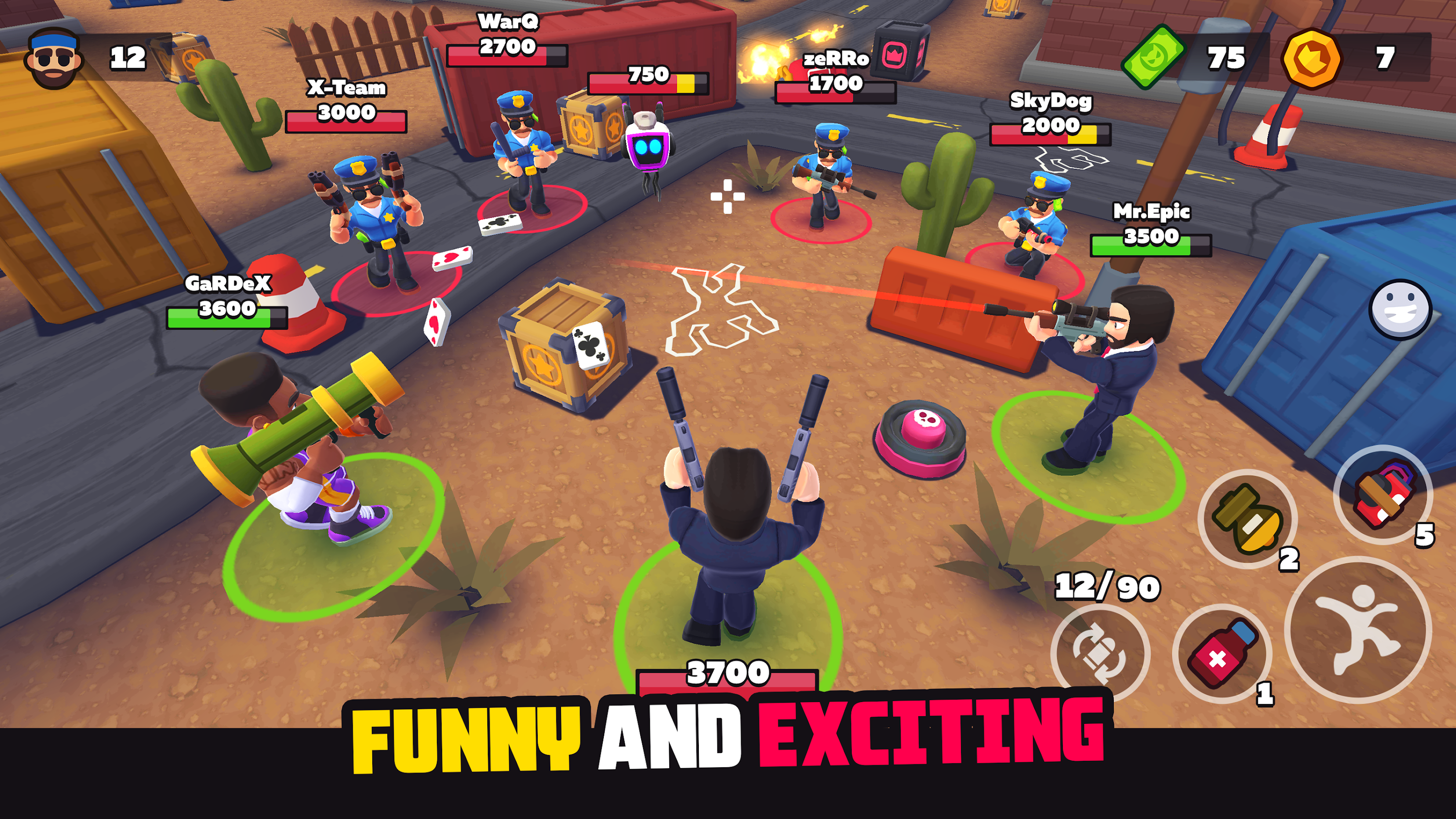 اسکرین شات 5 بازی HAPPY ZONE - Battle Royale