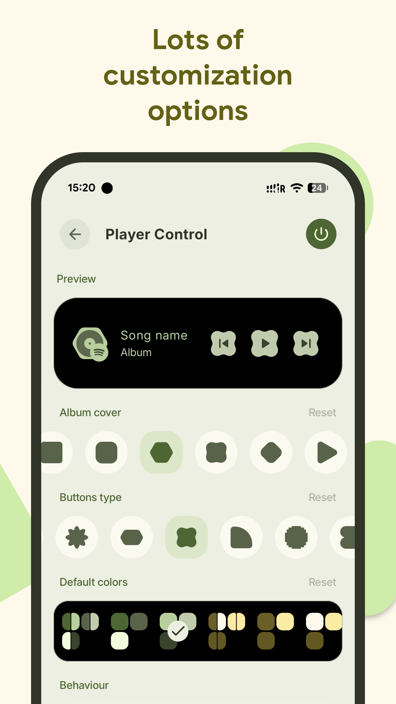 اسکرین شات 2 برنامه Material Capsule: Dynamic UI