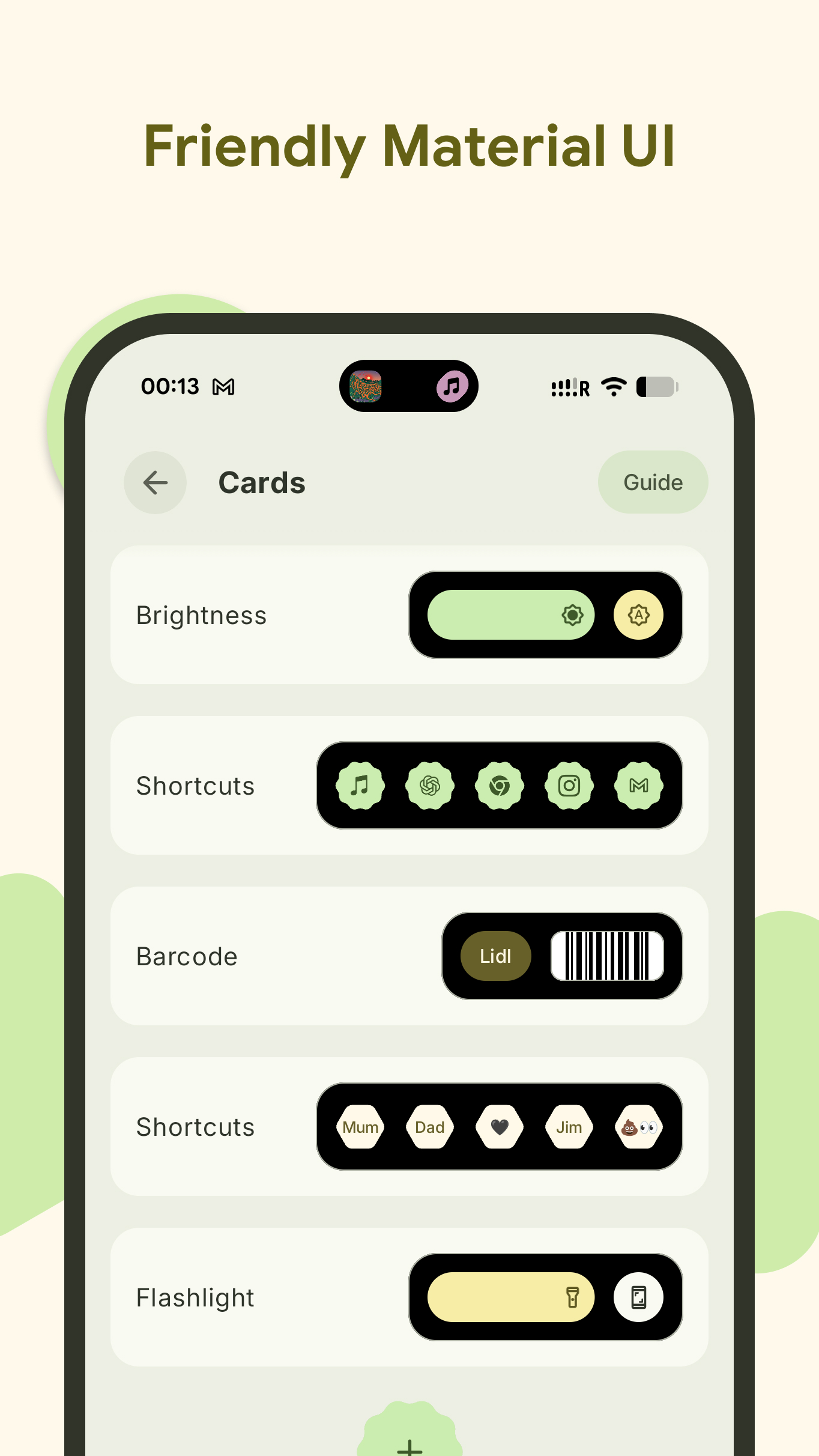 اسکرین شات 5 برنامه Material Capsule: Dynamic UI