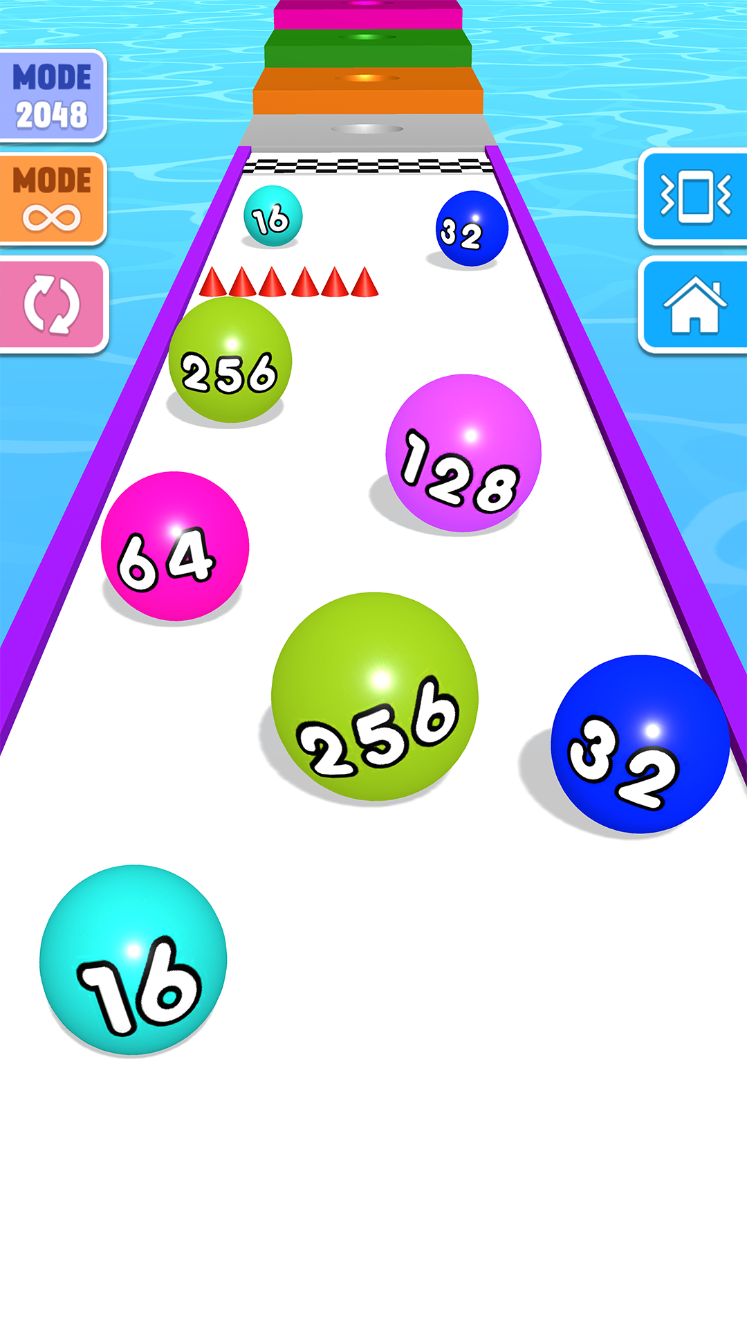 اسکرین شات 3 بازی Epic Ball Run 3D