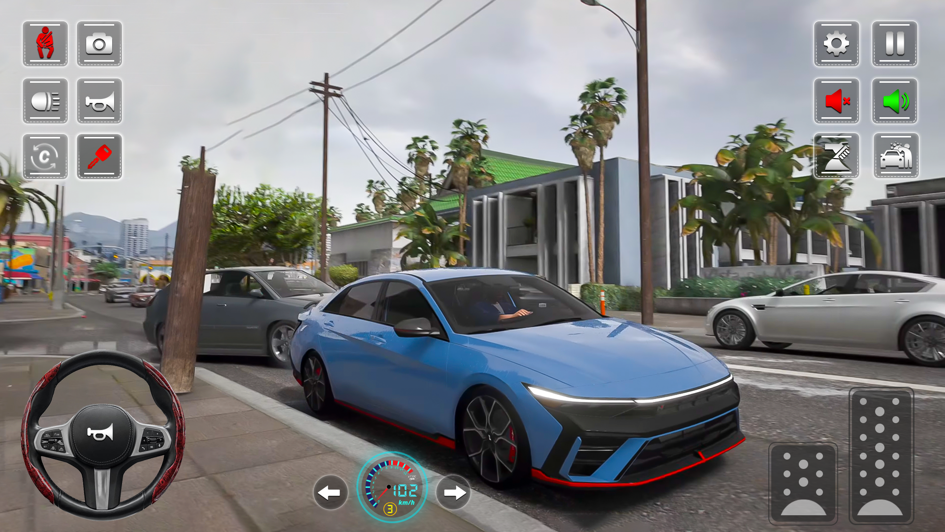 اسکرین شات 3 بازی Offline Car Parking 3D Game