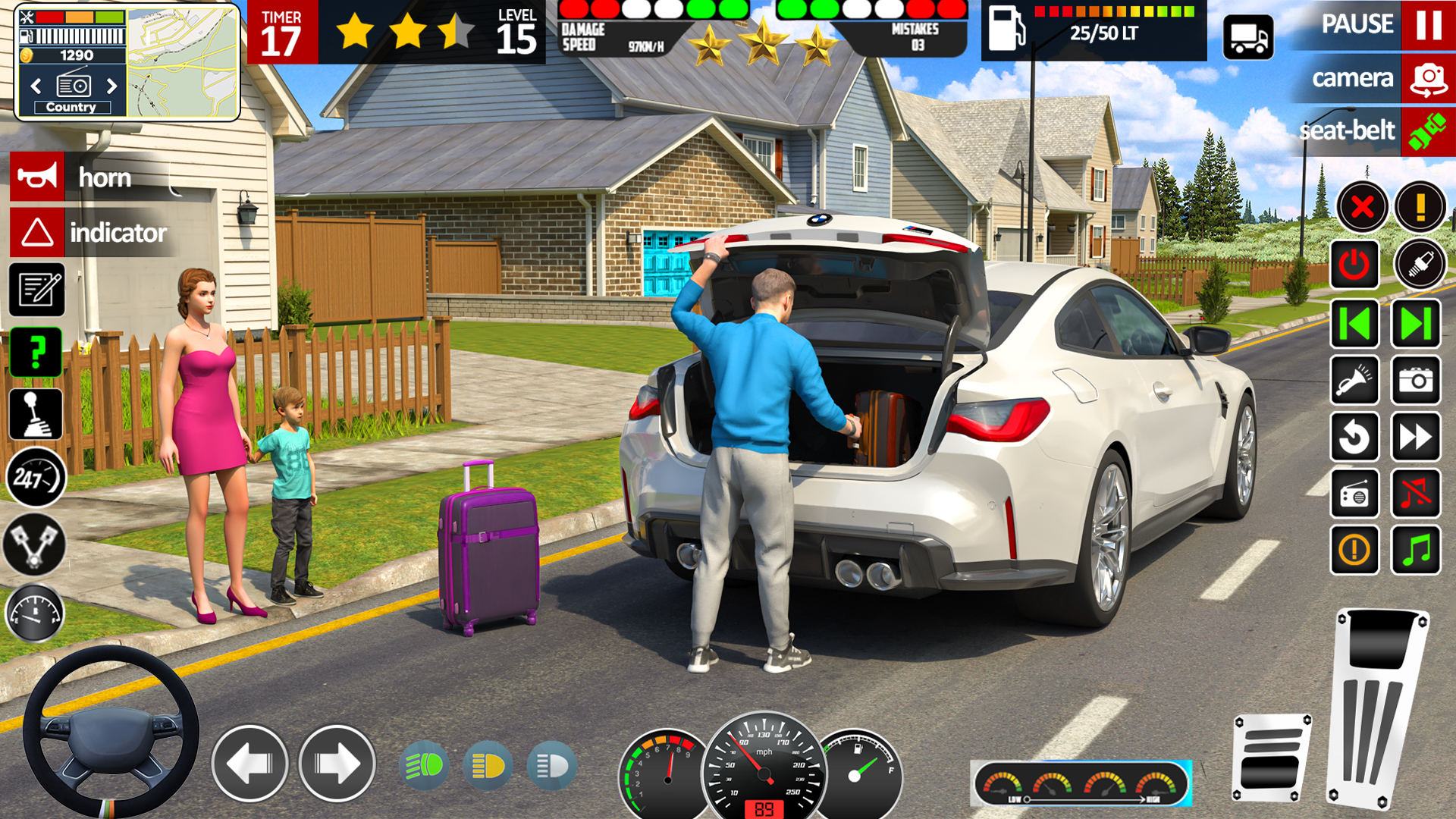 اسکرین شات 5 بازی US Car Driving - Car Games
