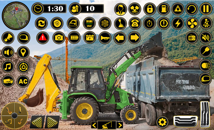 اسکرین شات 5 بازی City Construction JCB Games 3D