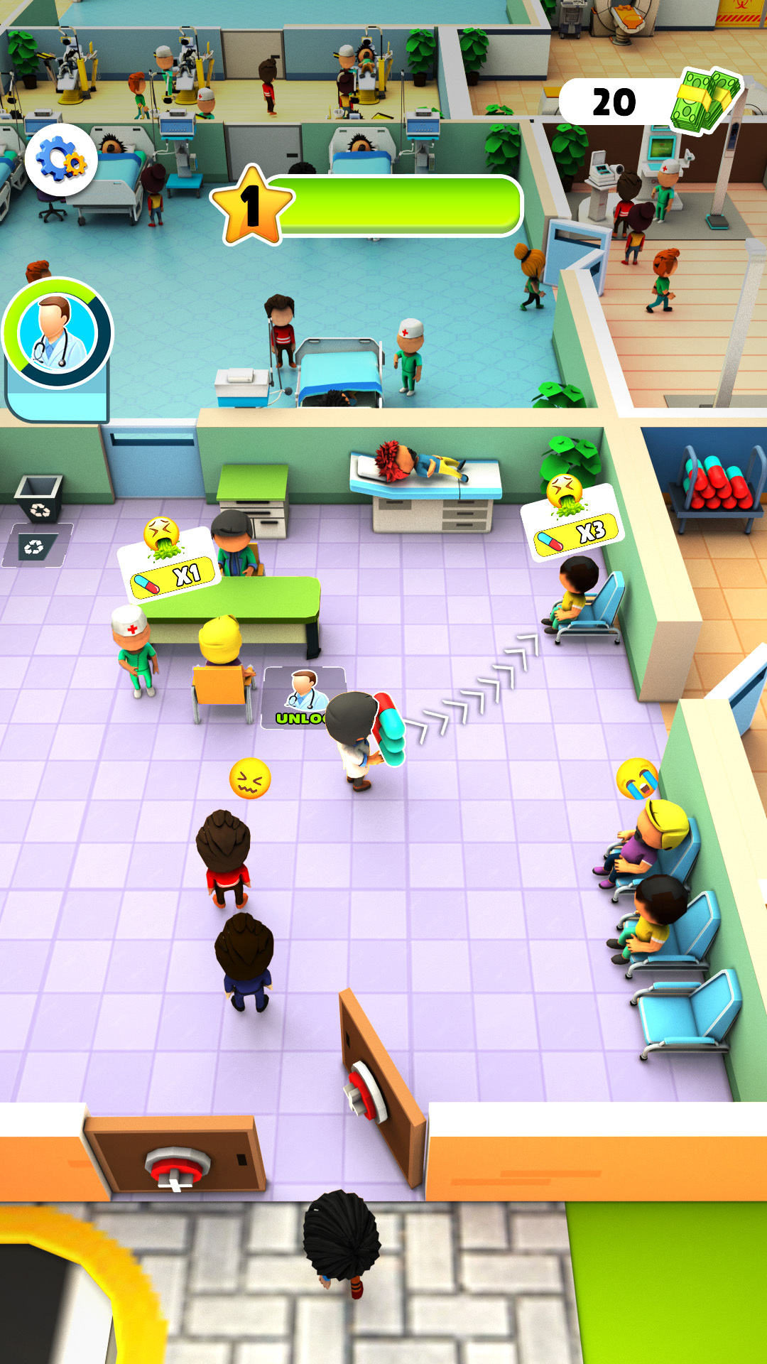 اسکرین شات 1 بازی Hospital Hustle