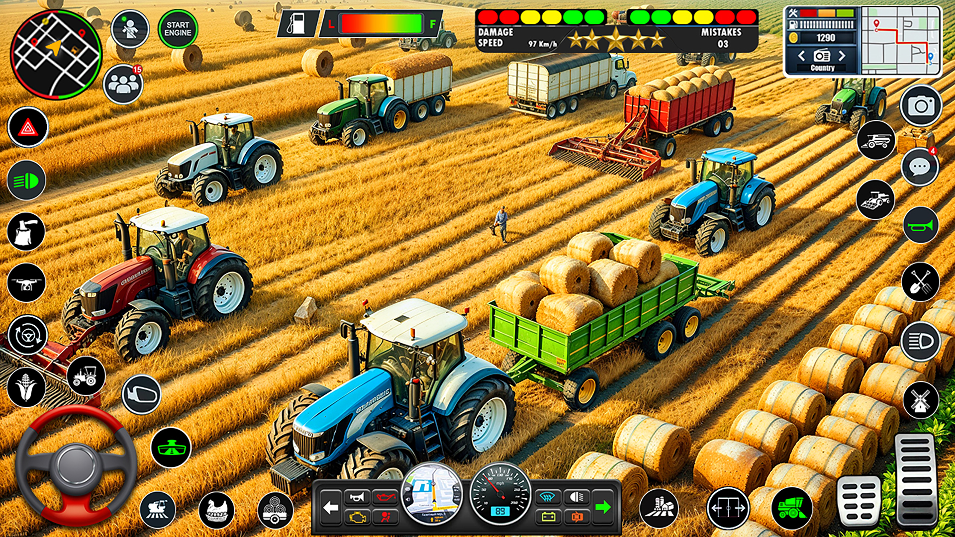 اسکرین شات 4 بازی Grand Tractor Farming Games