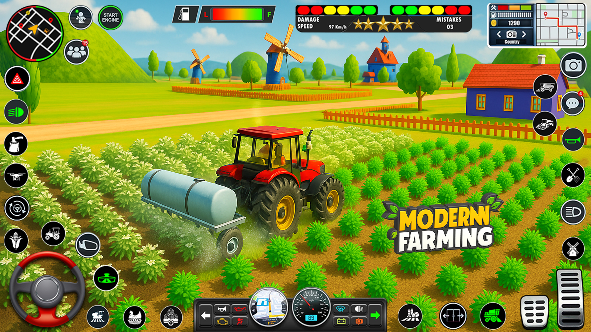 اسکرین شات 4 بازی Grand Tractor Farming Games