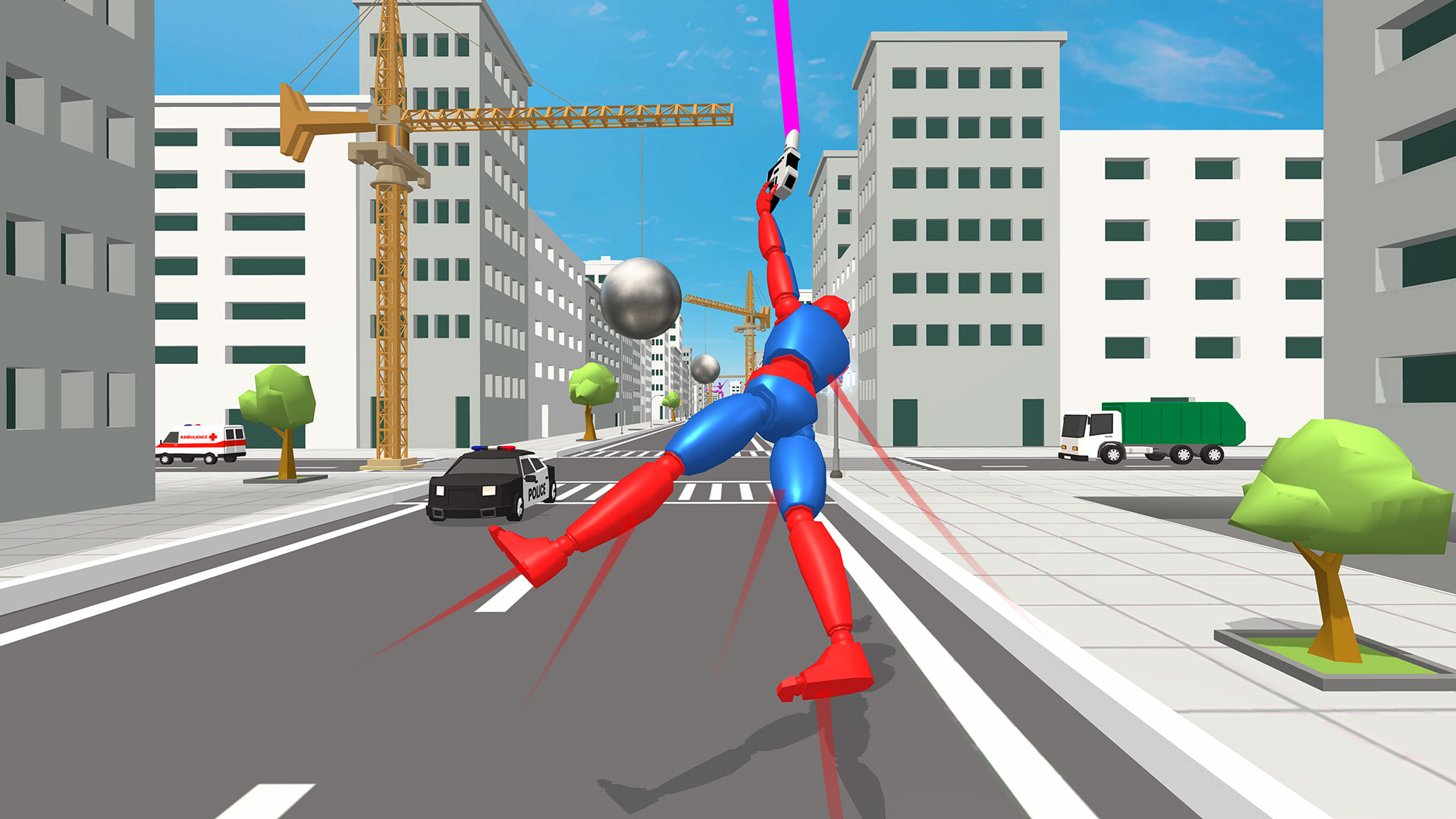 اسکرین شات 1 بازی Grapple Swing Hero Action Game