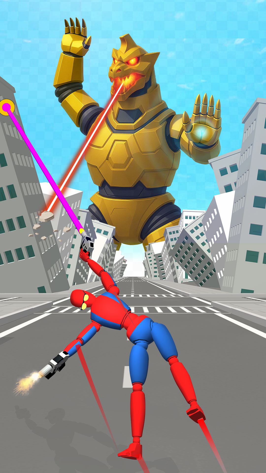 اسکرین شات 8 بازی Grapple Swing Hero Action Game