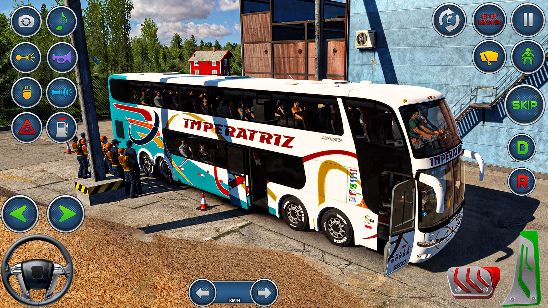 اسکرین شات 1 بازی City Bus Driving -Offroad Bus