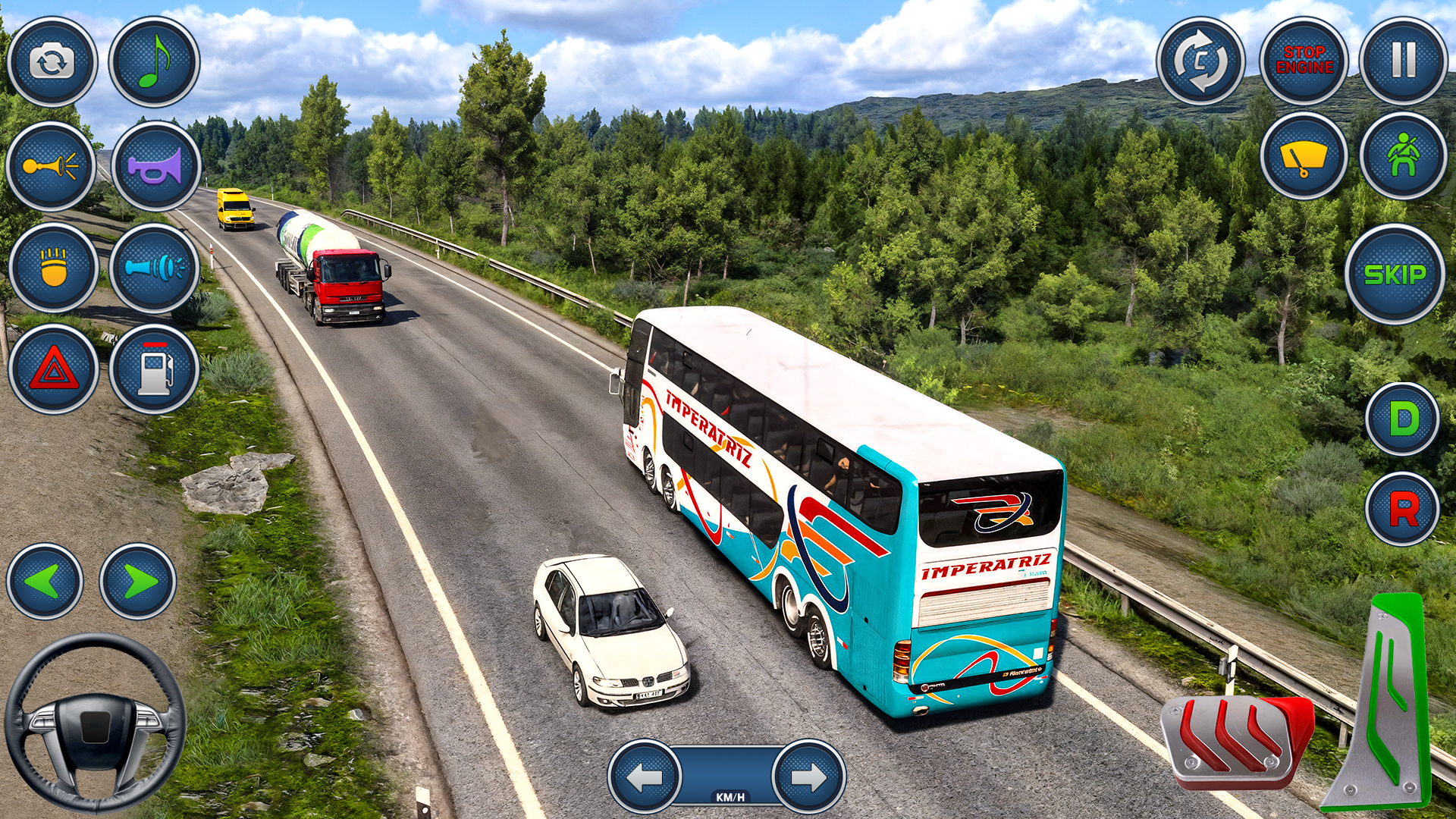 اسکرین شات 4 بازی City Bus Driving -Offroad Bus