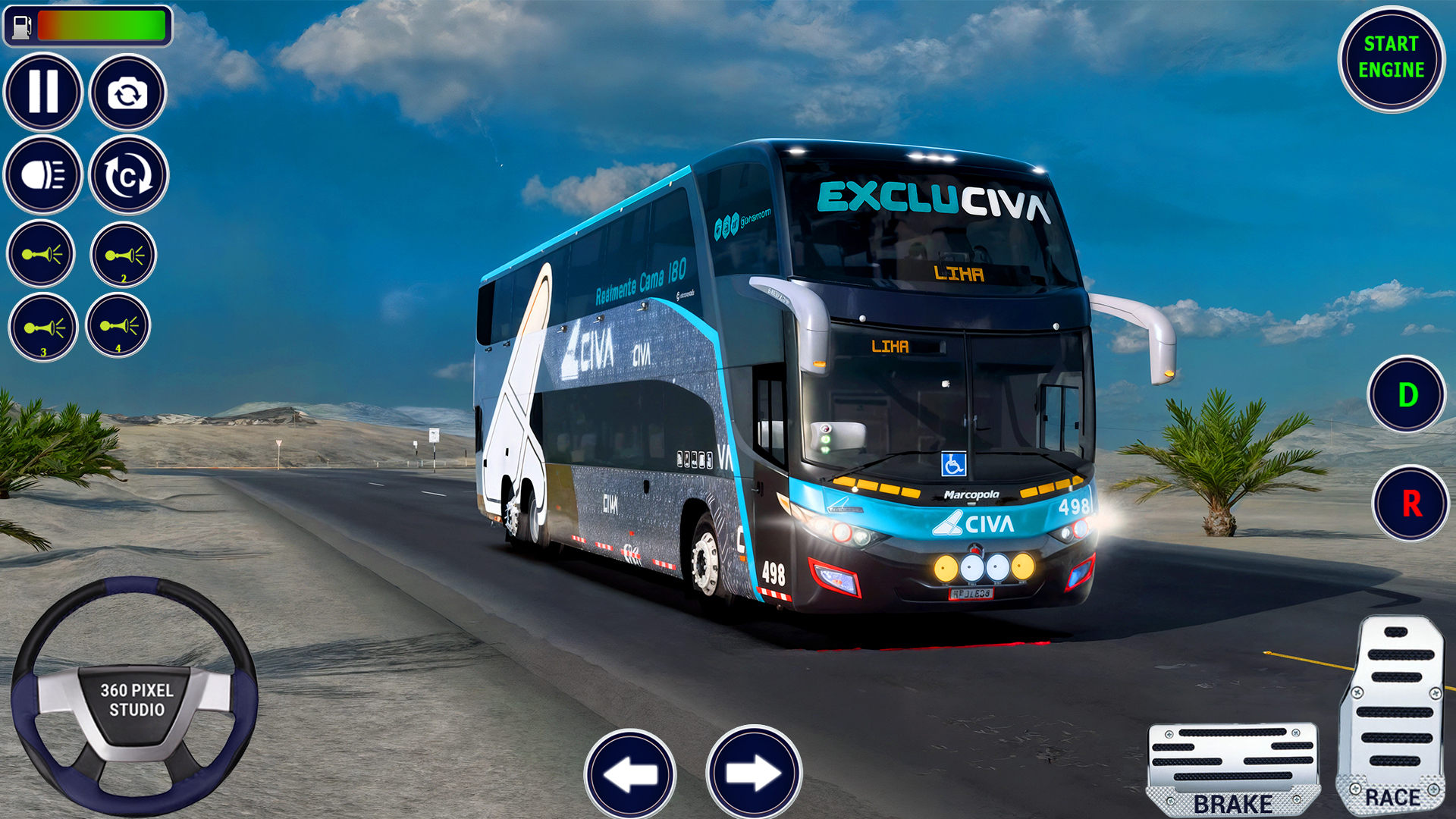 اسکرین شات 6 بازی City Bus Driving -Offroad Bus