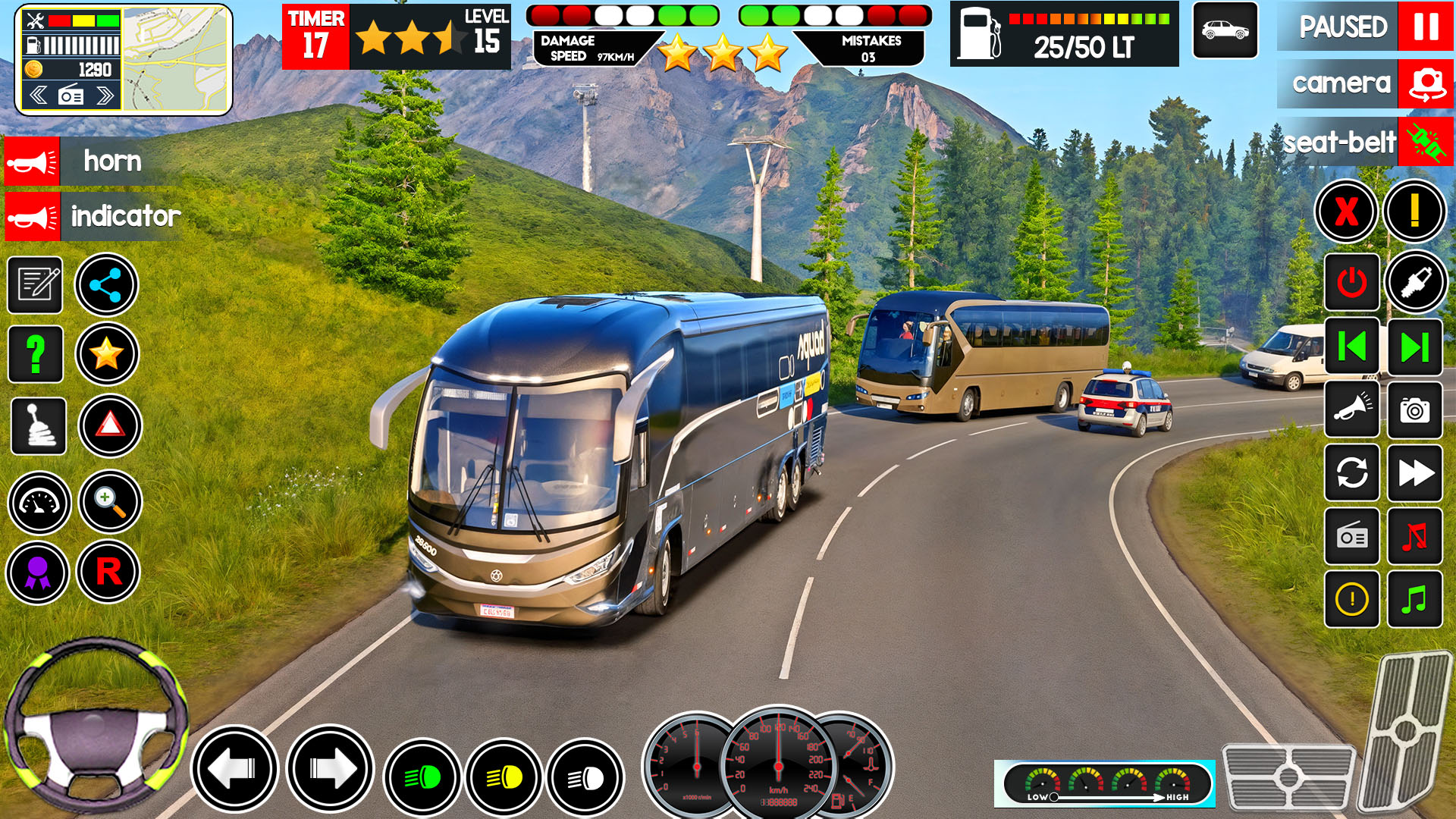 اسکرین شات 5 بازی City Bus Driving -Offroad Bus