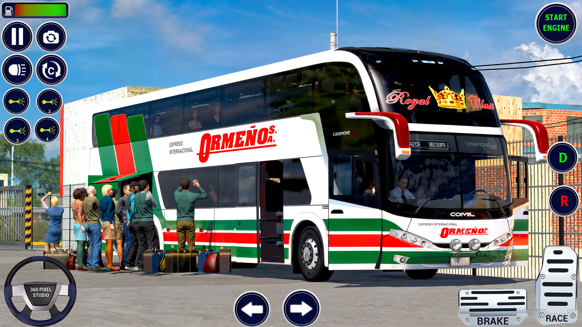 اسکرین شات 5 بازی City Bus Driving -Offroad Bus