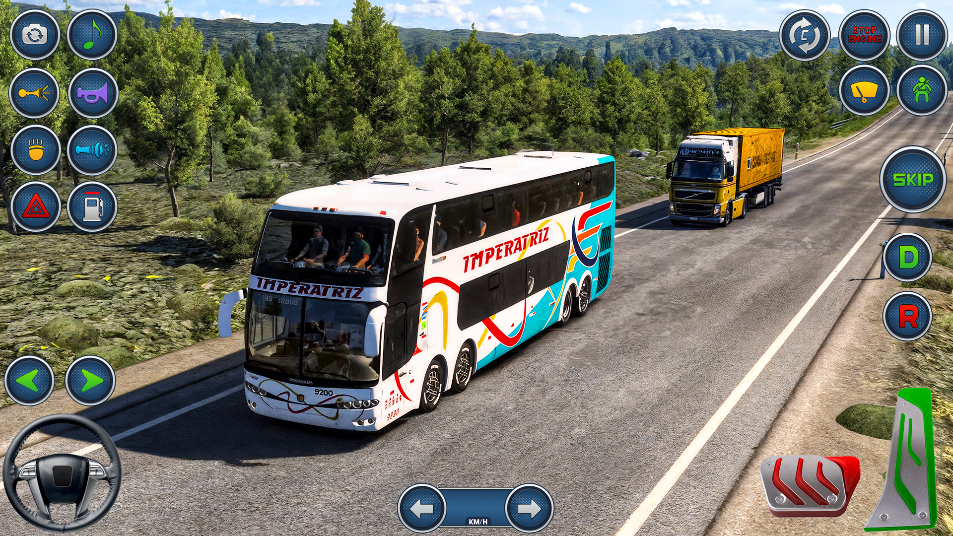 اسکرین شات 2 بازی City Bus Driving -Offroad Bus