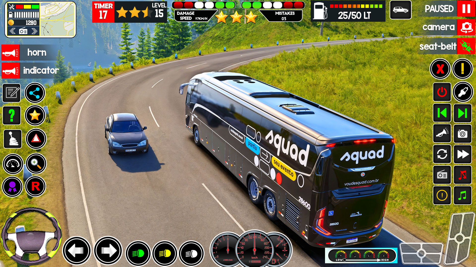 اسکرین شات 6 بازی City Bus Driving -Offroad Bus