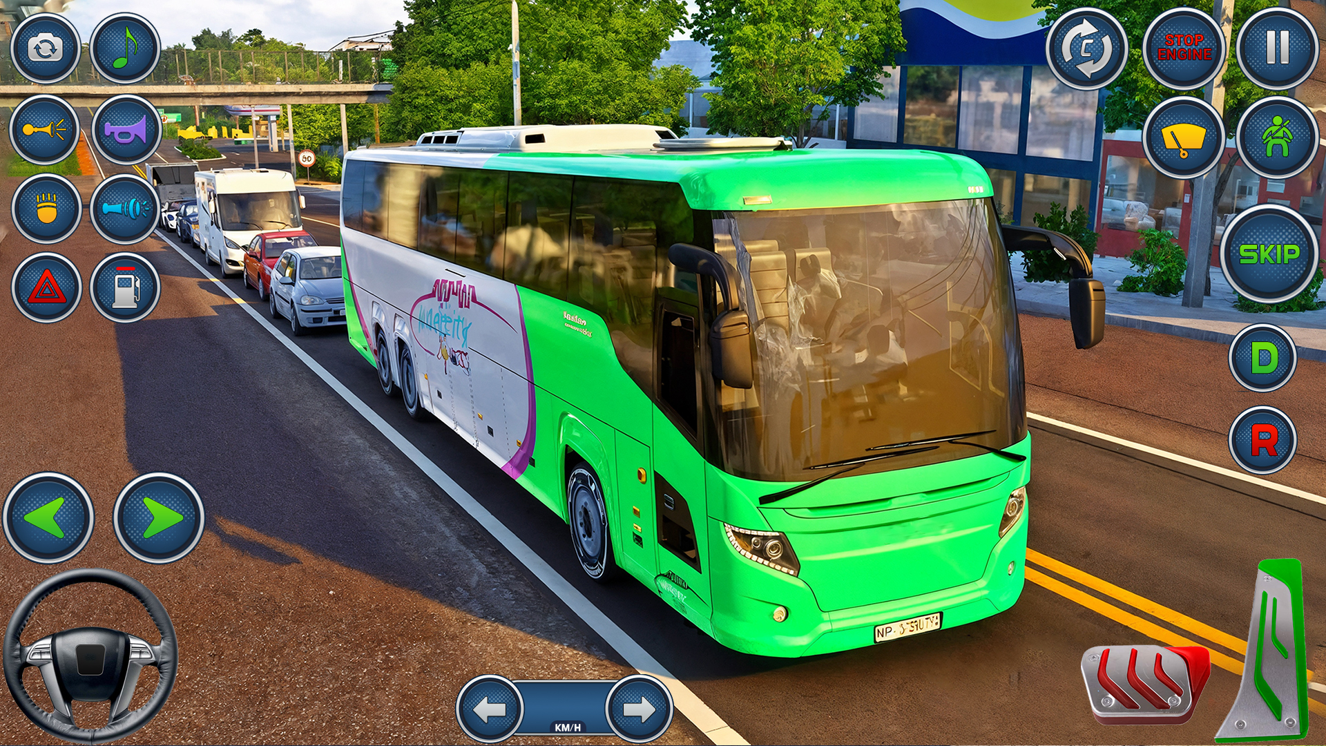 اسکرین شات 6 بازی City Bus Driving -Offroad Bus