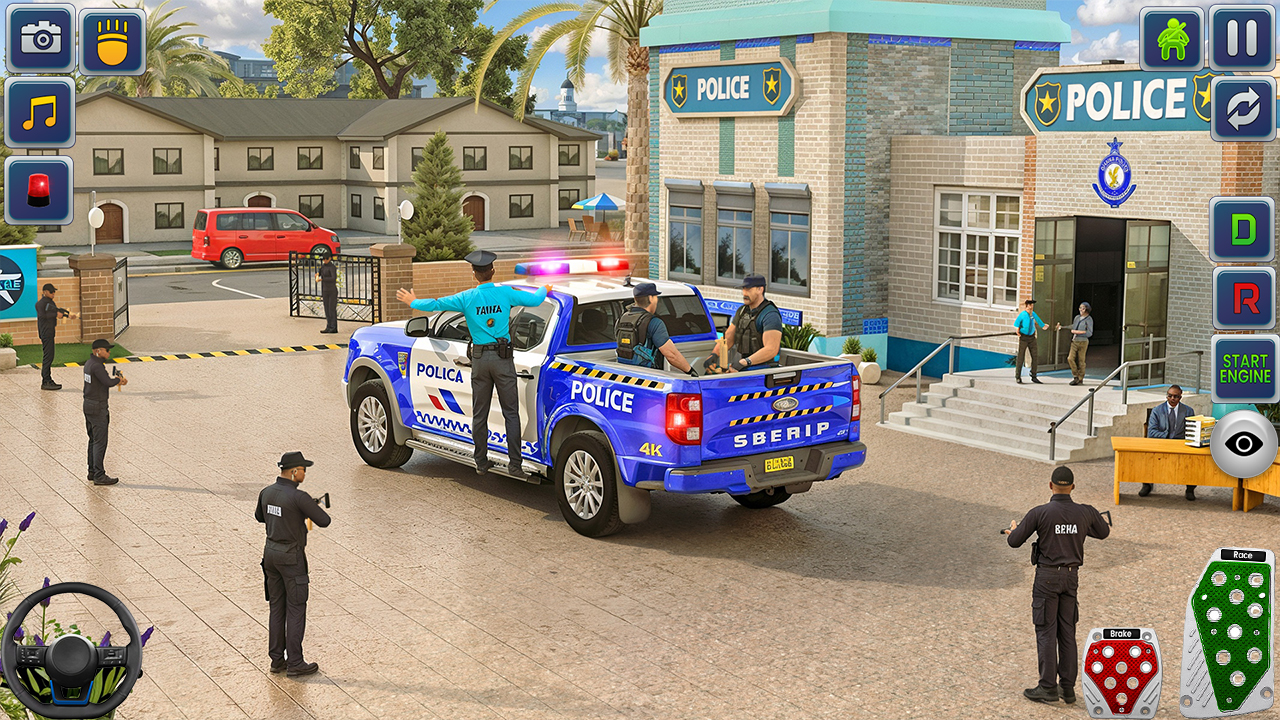 اسکرین شات 1 بازی City Police Car Driving Games