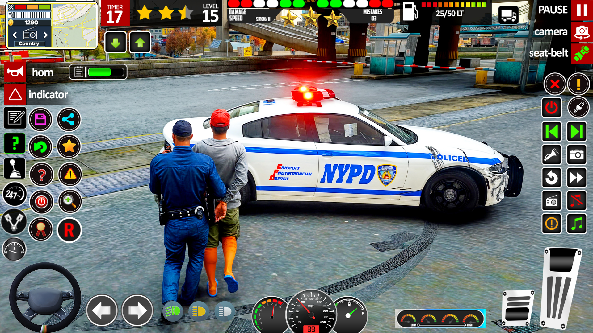 اسکرین شات 6 بازی City Police Car Driving Games