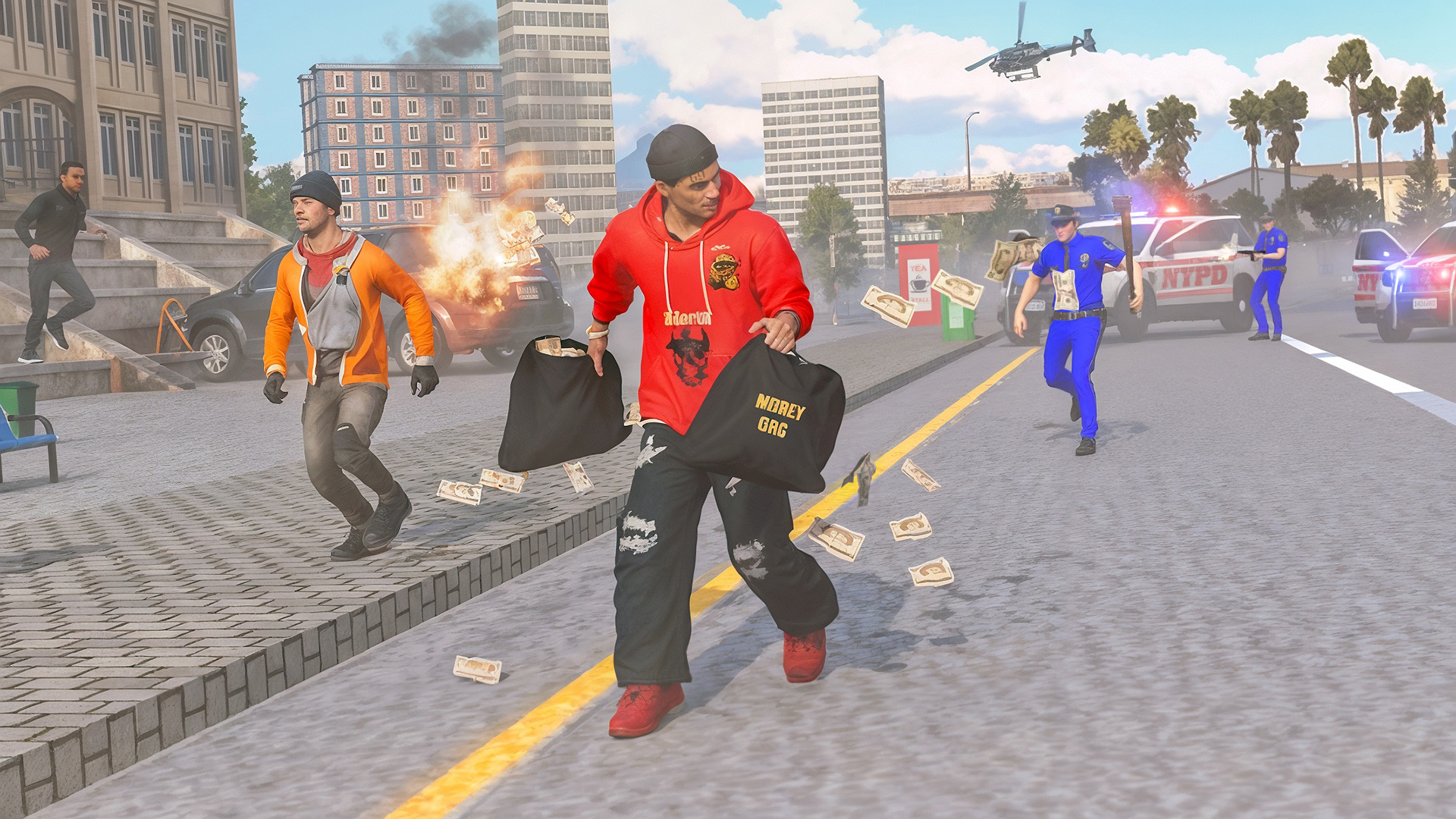 اسکرین شات 4 بازی City Police Car Driving Games