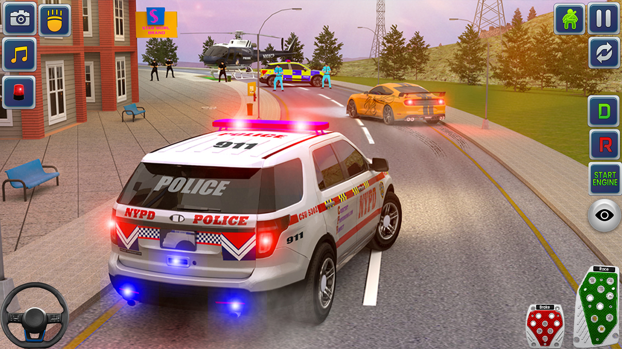 اسکرین شات 3 بازی City Police Car Driving Games