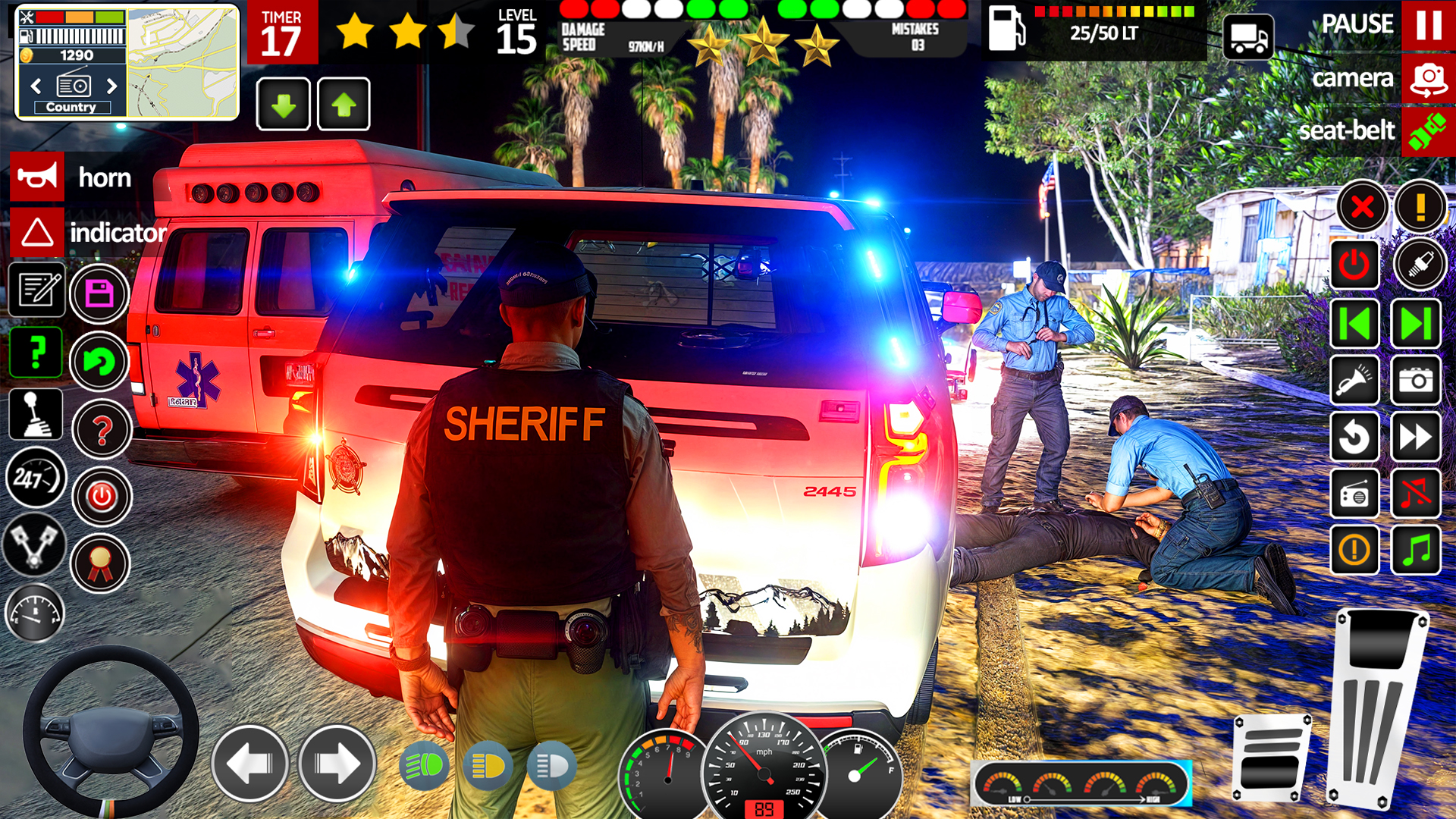 اسکرین شات 2 بازی City Police Car Driving Games