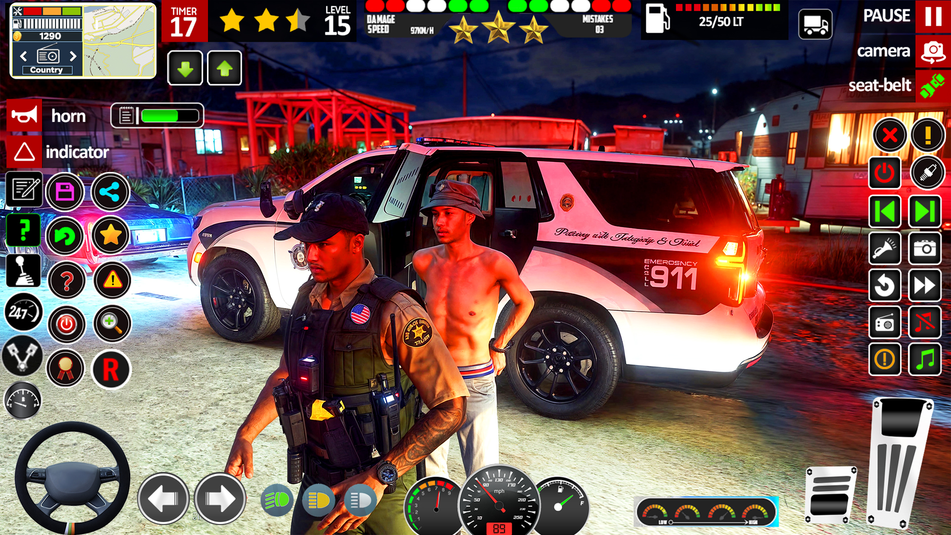 اسکرین شات 4 بازی City Police Car Driving Games