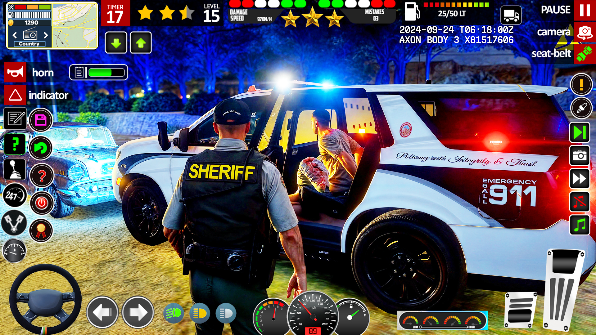 اسکرین شات 5 بازی City Police Car Driving Games