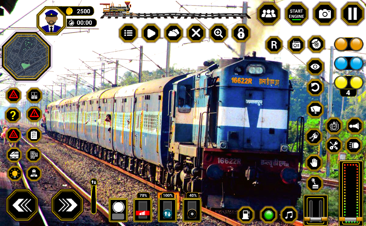 اسکرین شات 7 بازی Indian Train Driving Train 3D