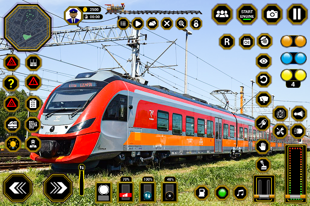 اسکرین شات 1 بازی Indian Train Driving Train 3D