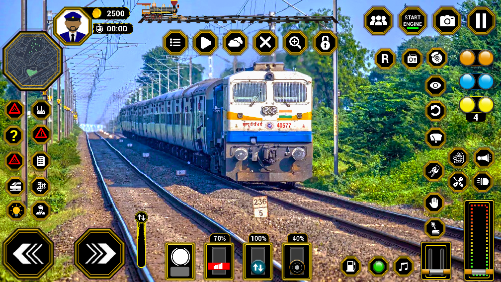اسکرین شات 2 بازی Indian Train Driving Train 3D