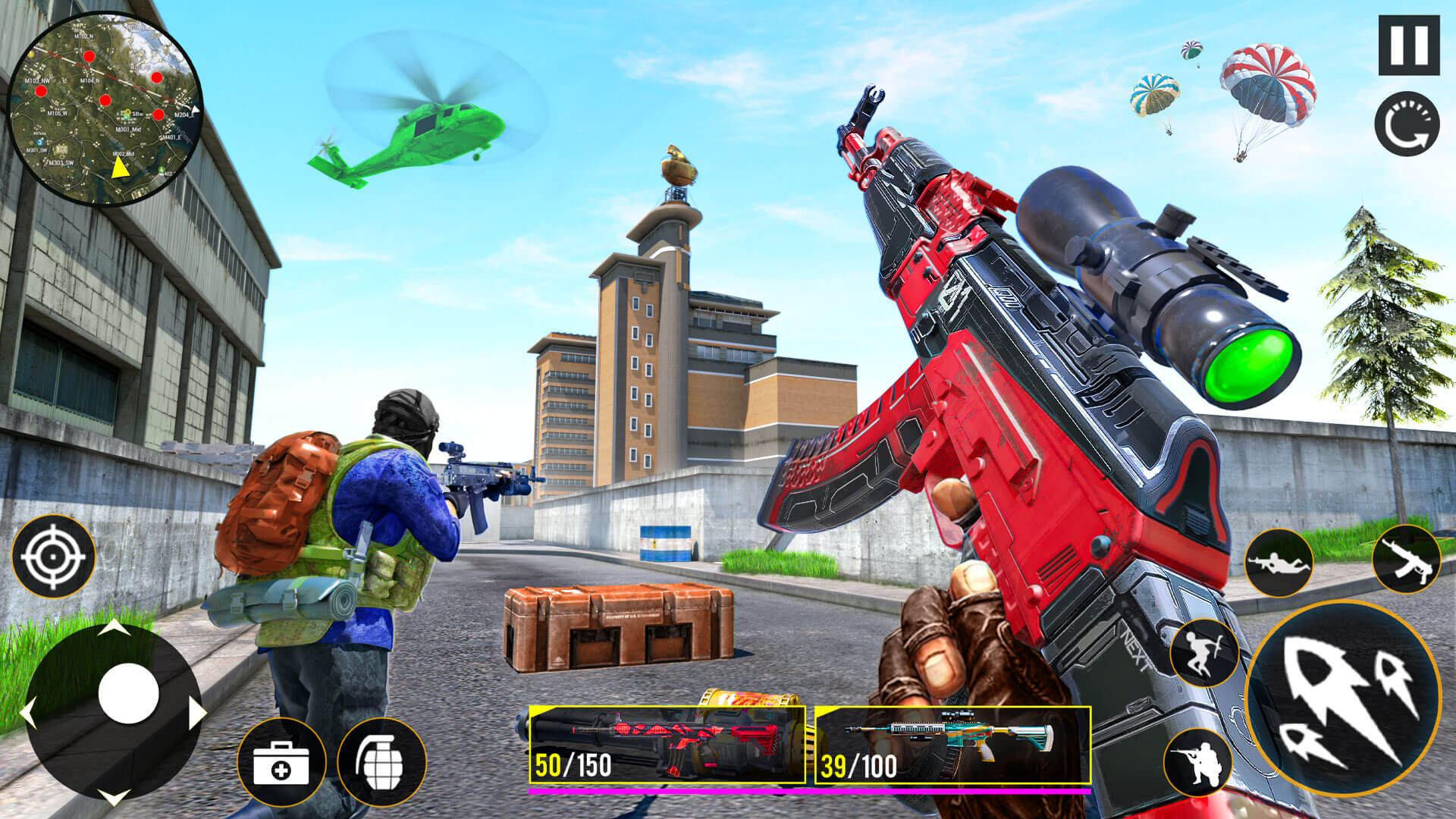اسکرین شات 3 برنامه FPS Shooting Gun Games 3D