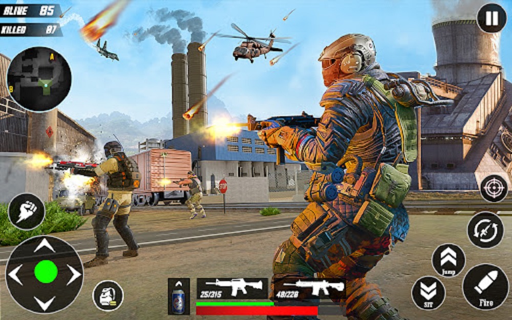 اسکرین شات 4 برنامه FPS Shooting Gun Games 3D