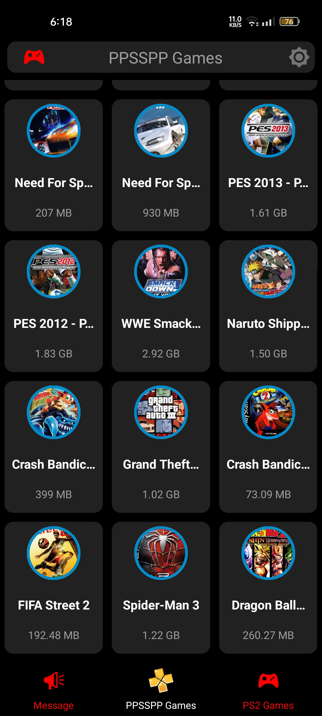 اسکرین شات 2 برنامه PS2 ISO Games Emulator