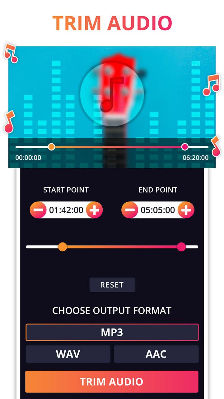 اسکرین شات 2 برنامه Audio Extractor: Video to MP3