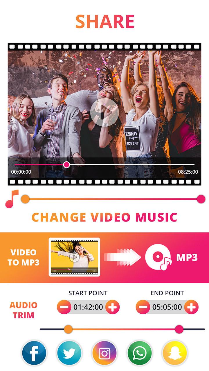 اسکرین شات 5 برنامه Audio Extractor: Video to MP3
