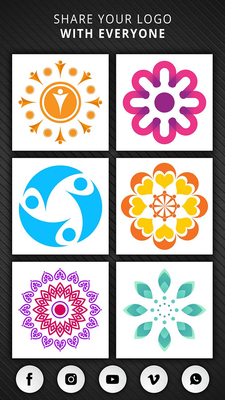 اسکرین شات 1 برنامه Swift Logo Maker Logo Designer