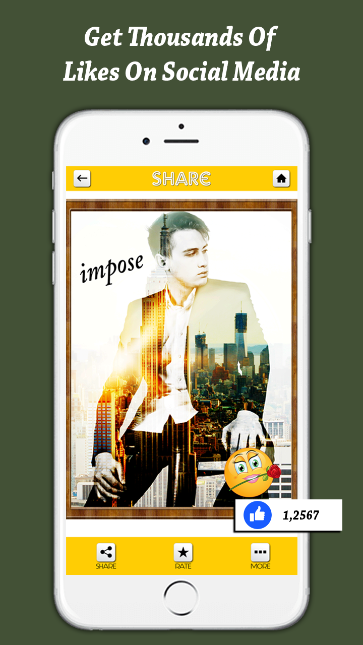 اسکرین شات 6 برنامه Superimpose Pictures
